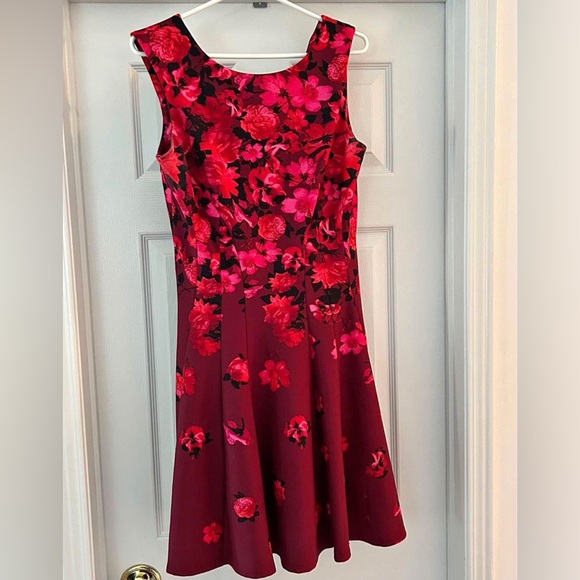 Laura red dress sz 10 - Picture 1 of 2